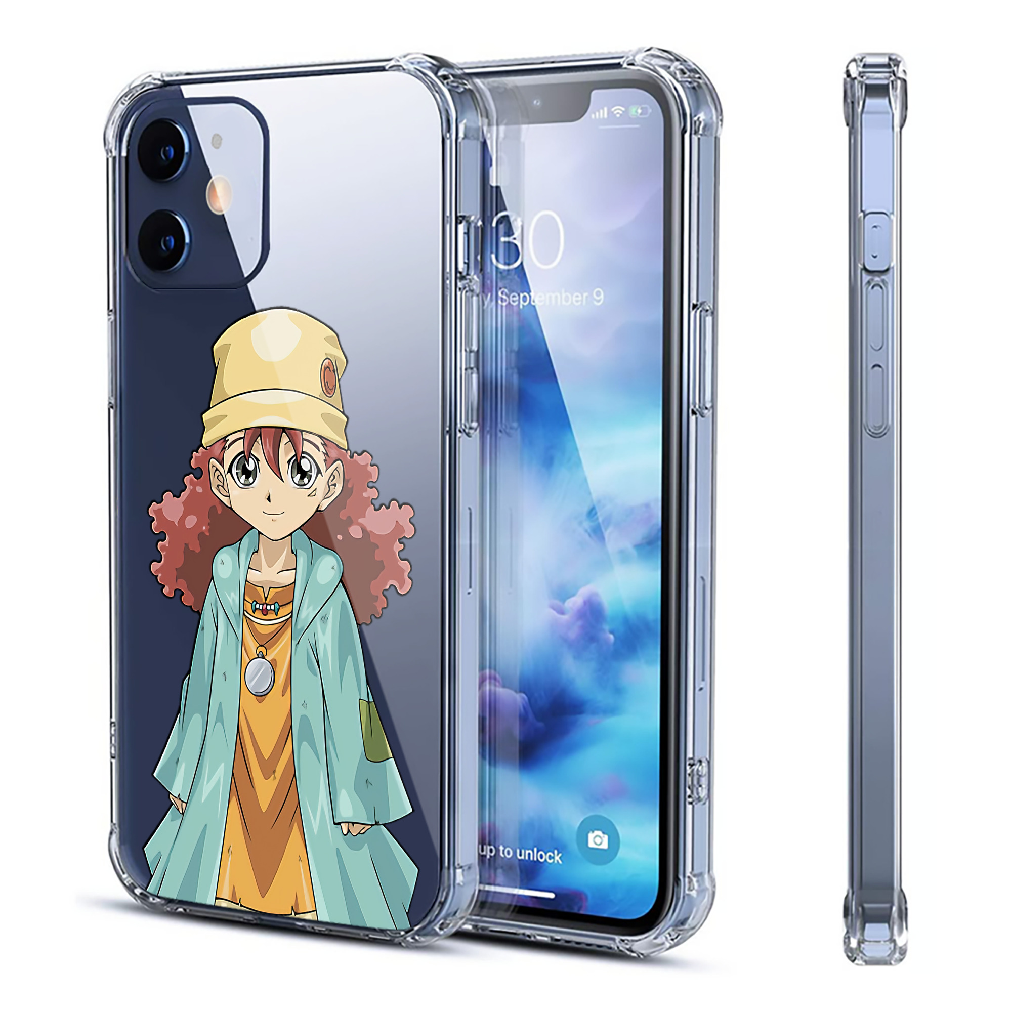 （画像用） 遊☆戯☆王 Yu-Gi-Oh! 【iPhone 12シリーズ対応】透明スマホケース（クリアソフトケース）